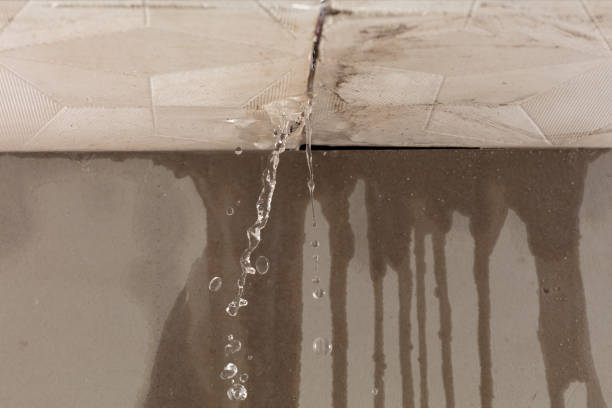 Professional Burst Pipe Cleanup technician working in Preston, CT